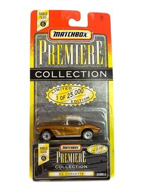 Match Matchbox '62 Corvette Metallic Bronze with White Roof